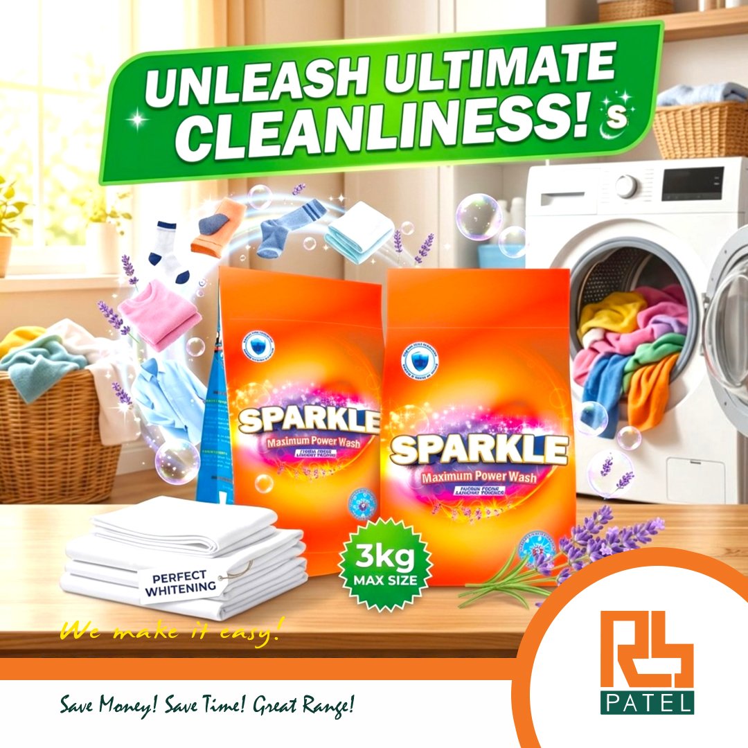 Sparkle Detergent Powder