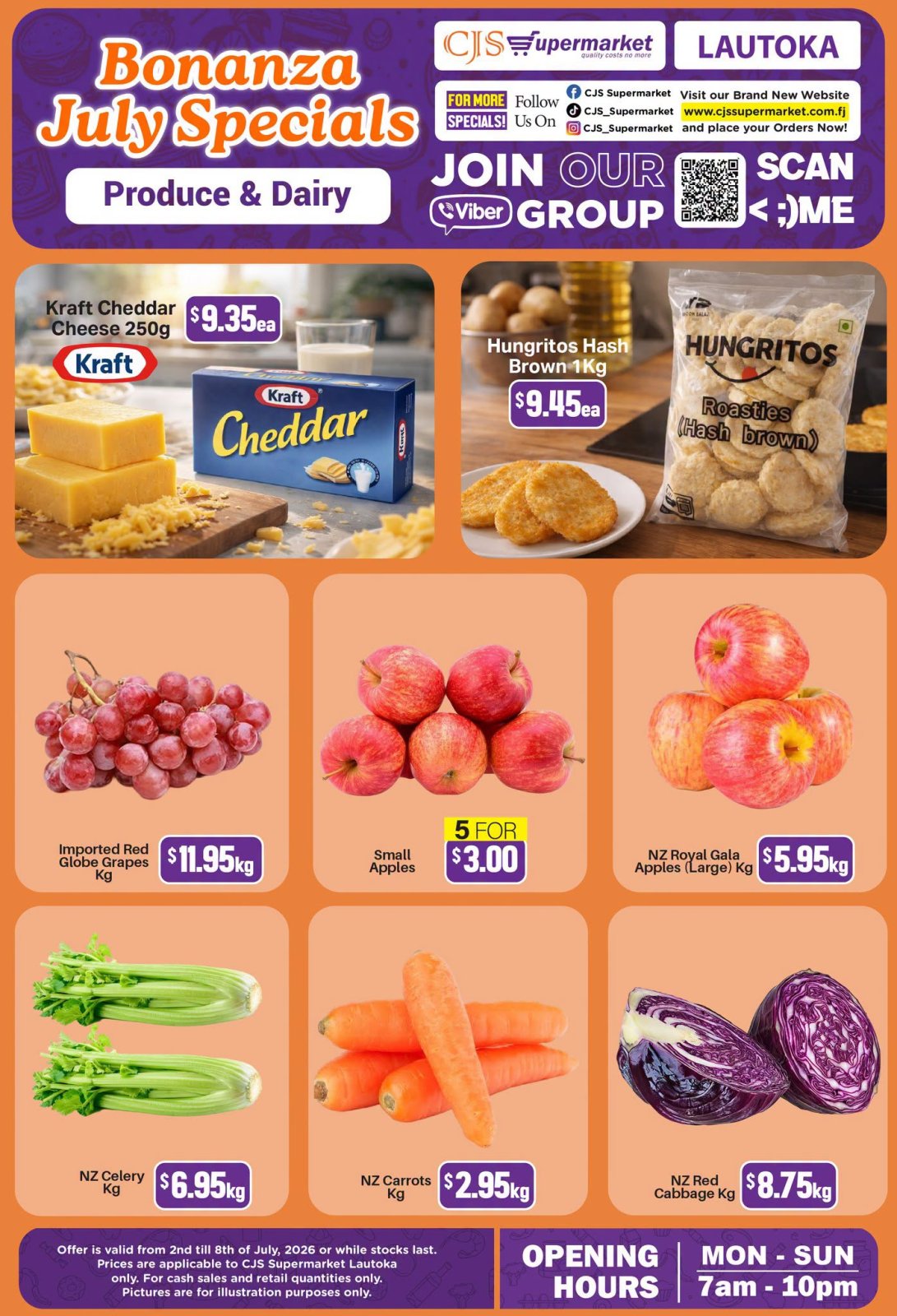 Bonanza July Specials — Produce & Dairy - Page 1