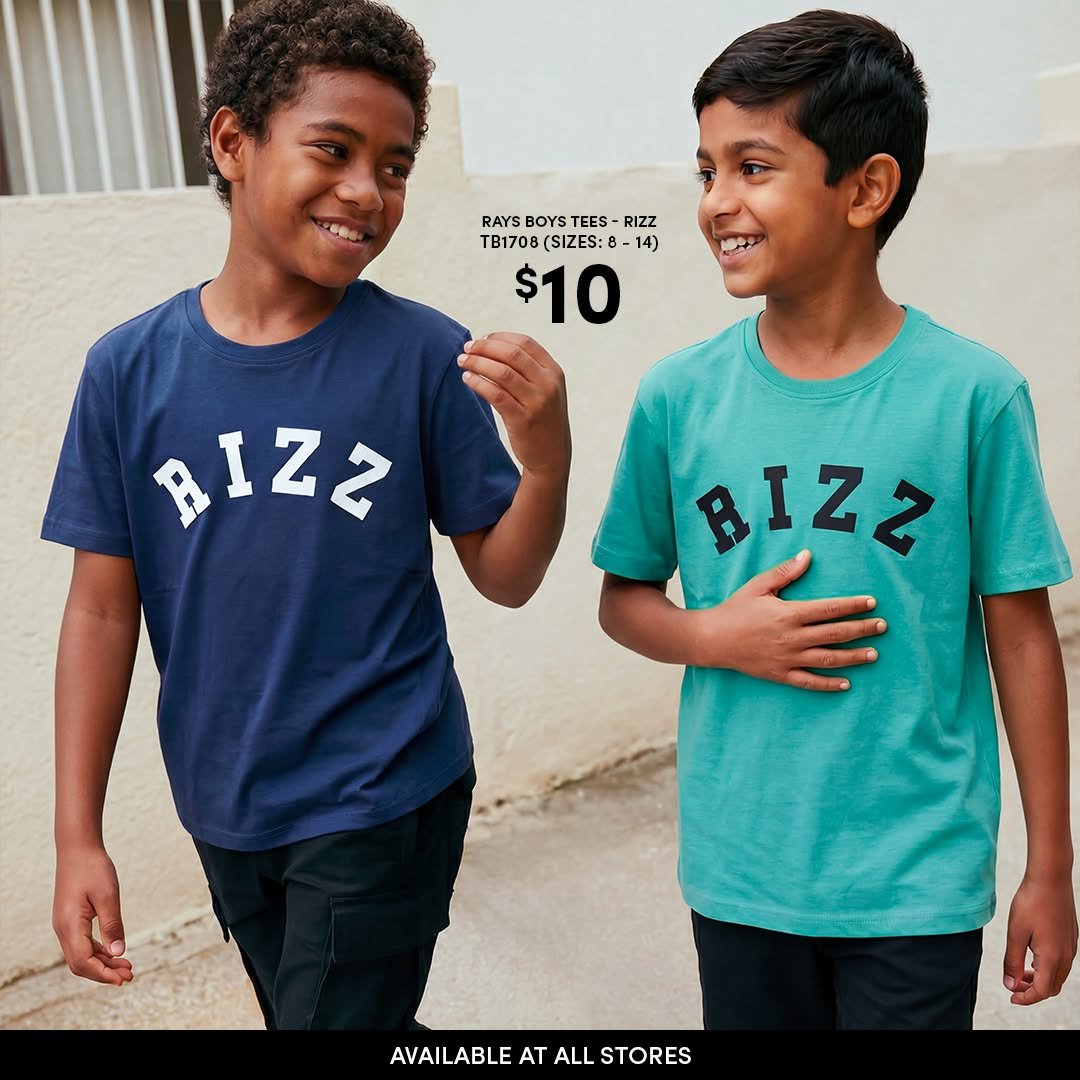Rays Boys Tees - Rizz