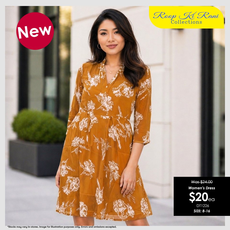Women's Dress - Floral Print