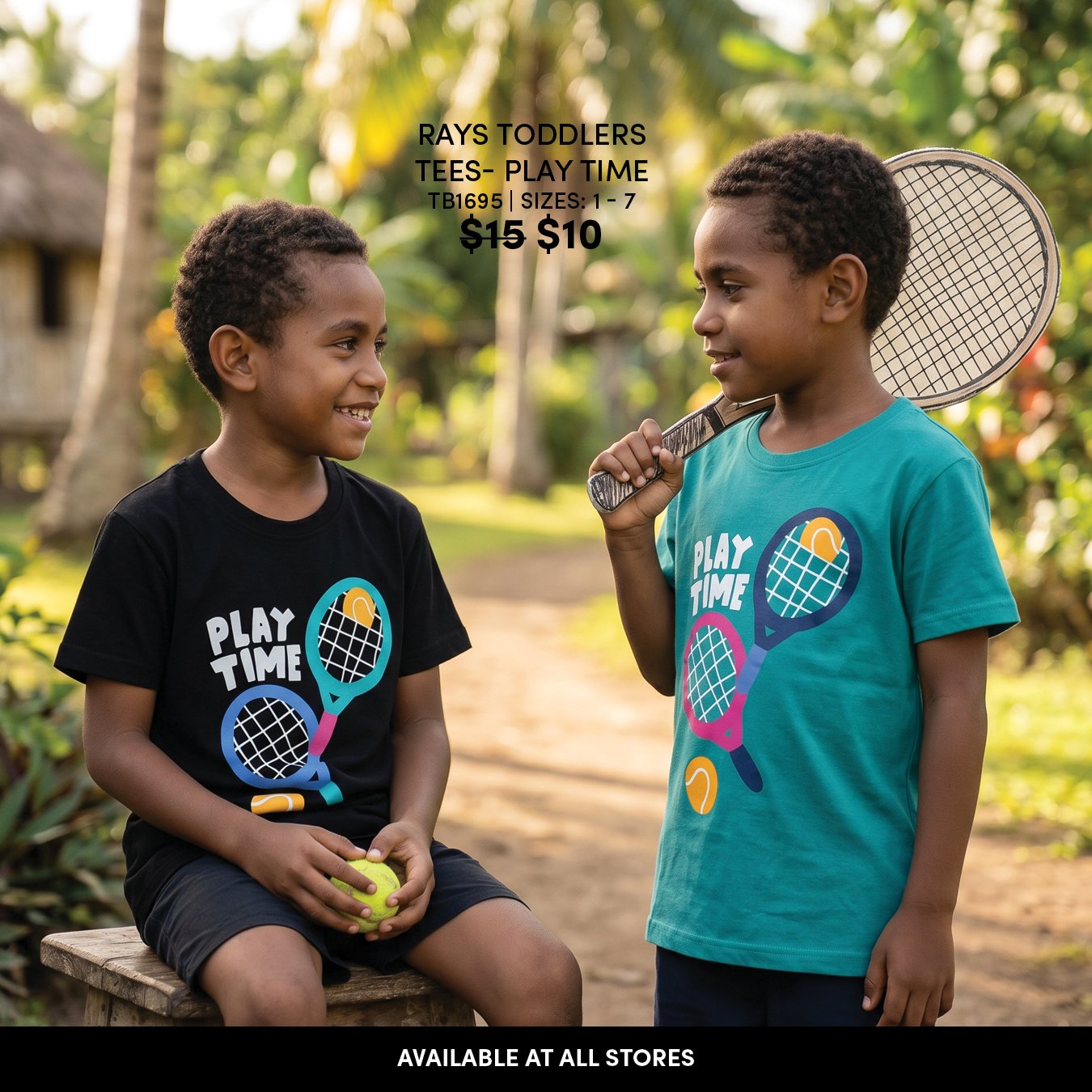 Rays Toddlers Tees - Play Time