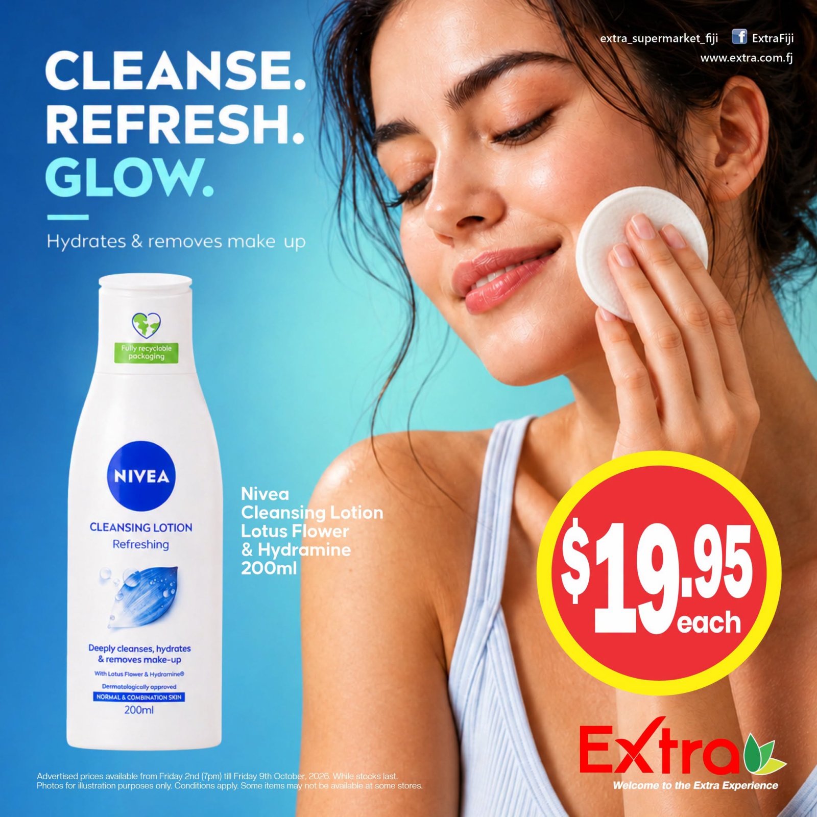 Nivea Cleansing Lotion Lotus Flower & Hydramine 200ml