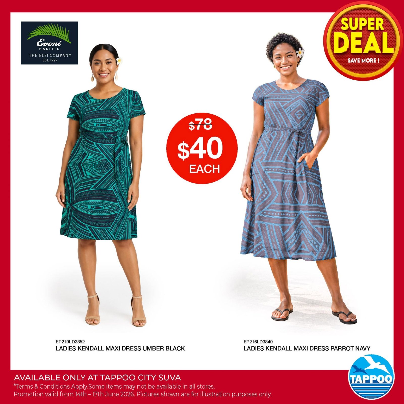Ladies Kendall Maxi Dress Super Deal - Page 1