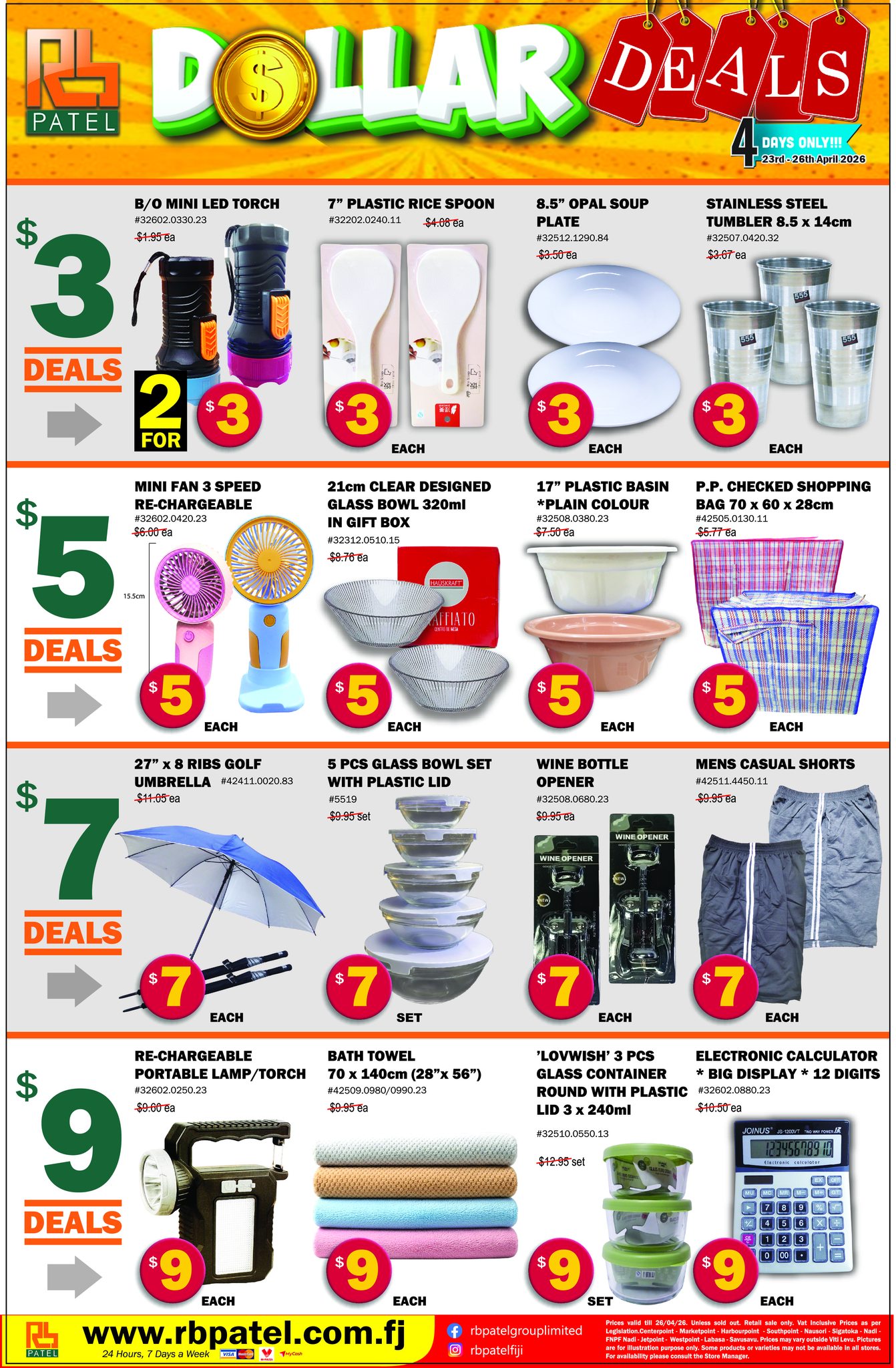 Dollar Deals - 4 Days Only - Page 1