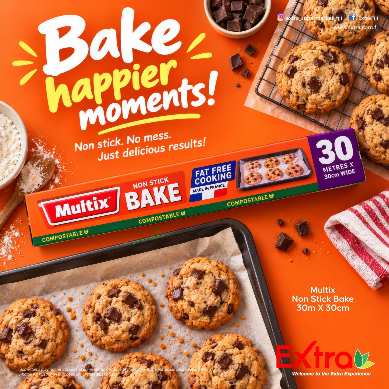 Multix Non Stick Bake 30m X 30cm