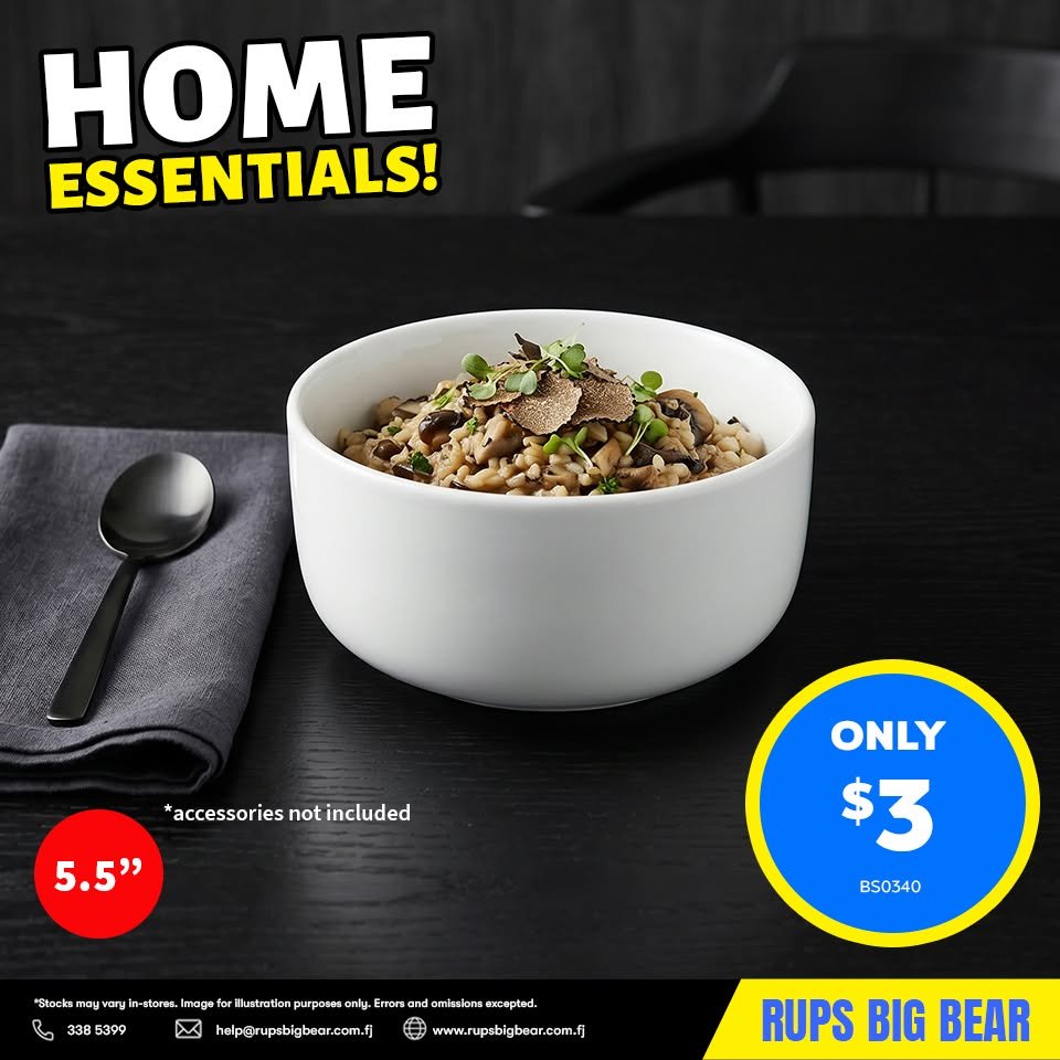 5.5" White Bowl - Home Essentials