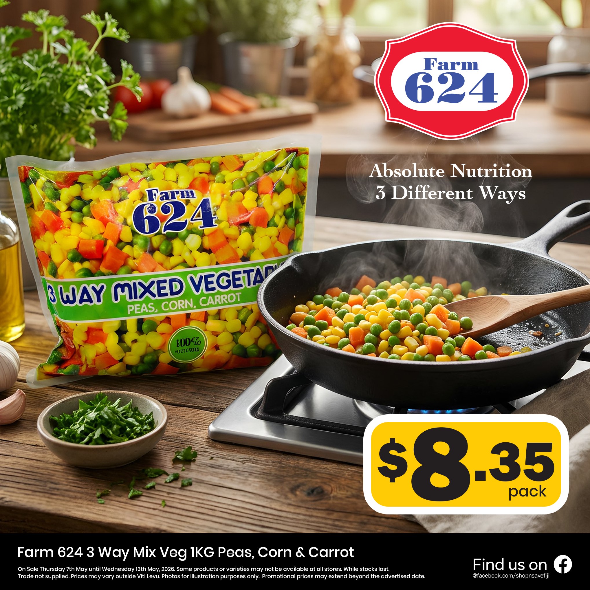 Farm 624 3 Way Mix Vegetables 1KG - Page 1