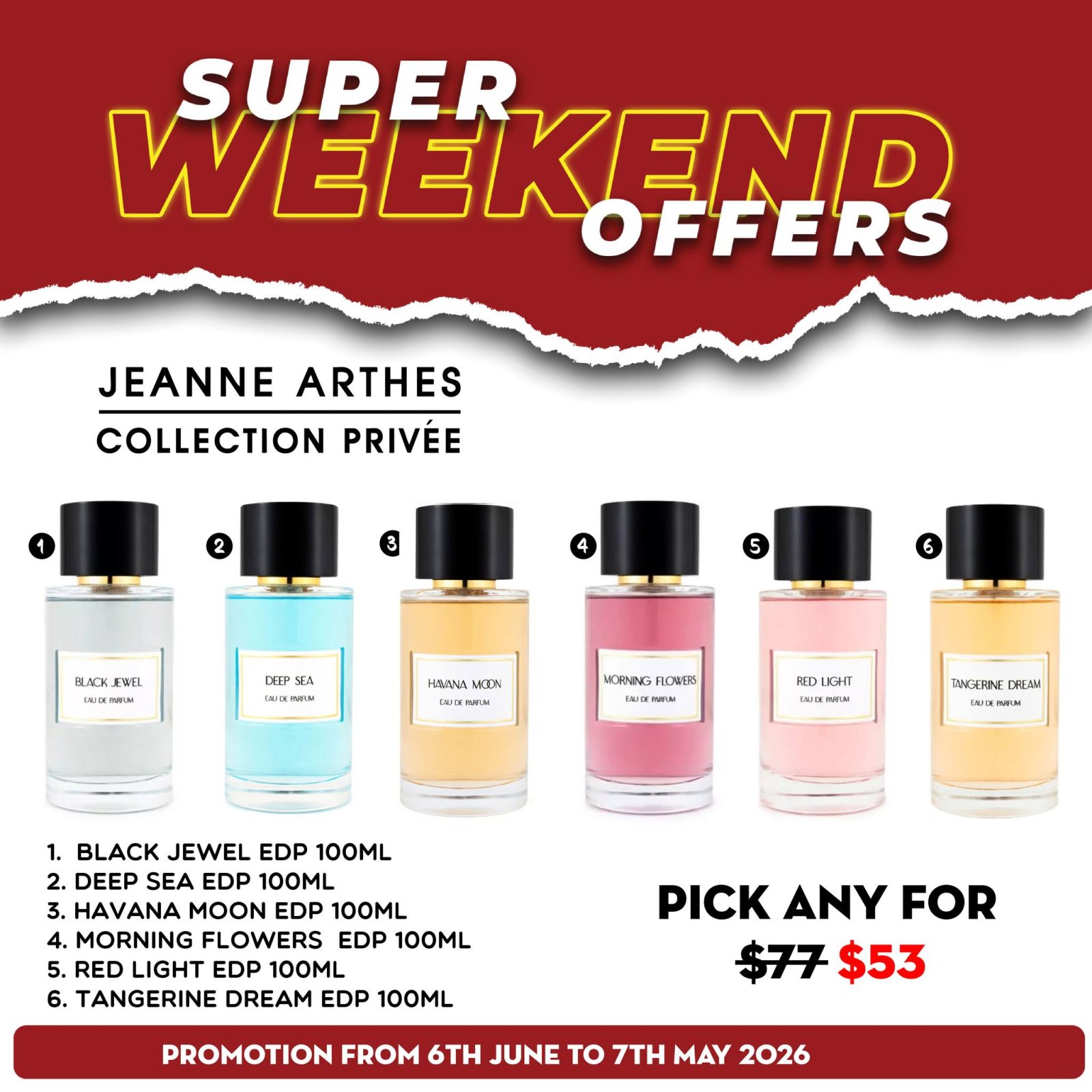 Super Weekend Offers - Jeanne Arthes Collection Privée