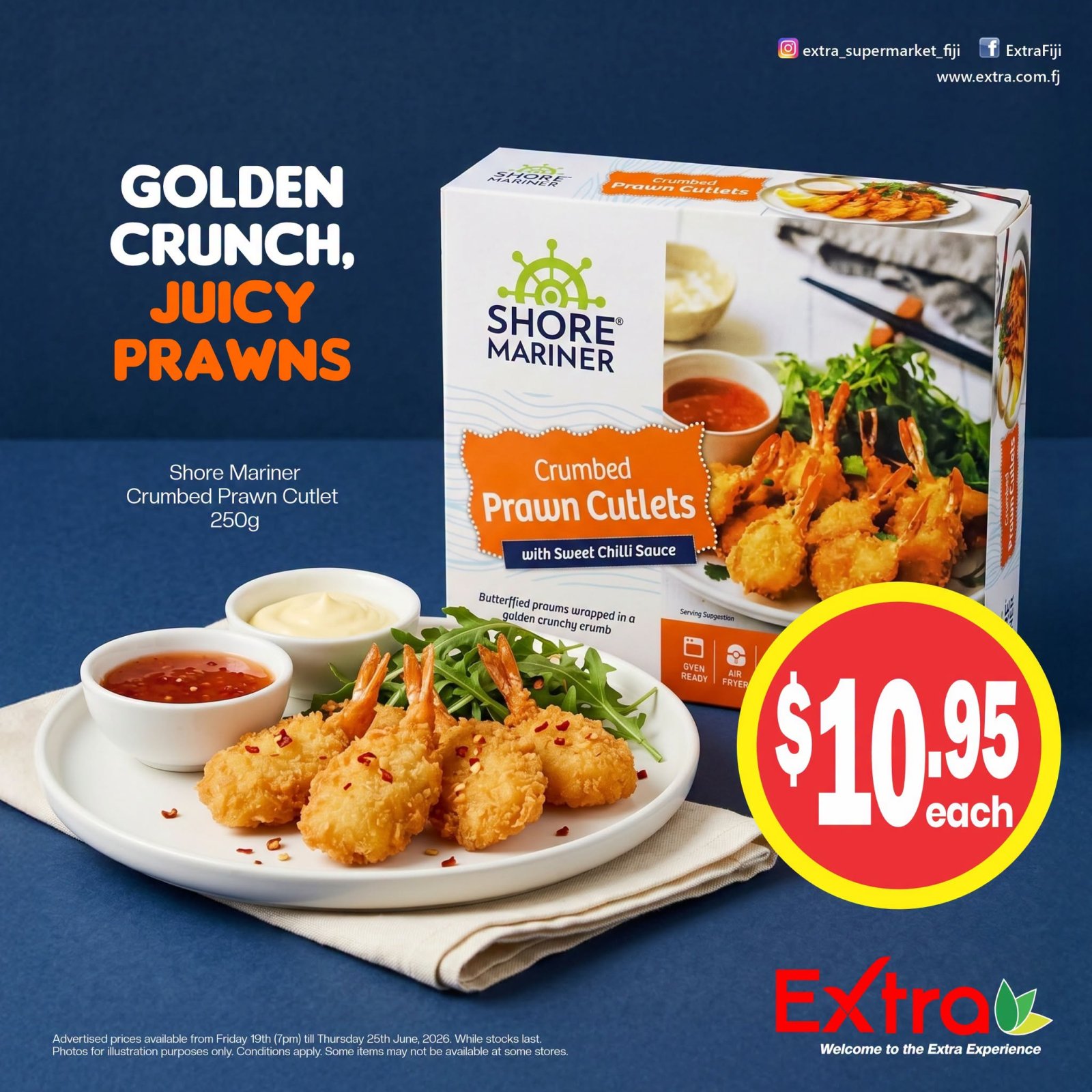 Shore Mariner Crumbed Prawn Cutlets