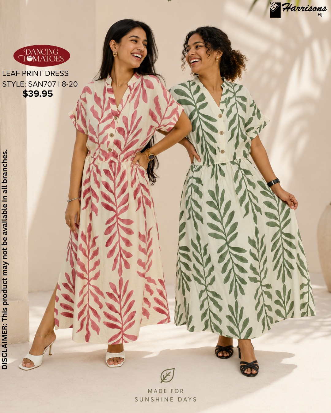 Leaf Print Dress