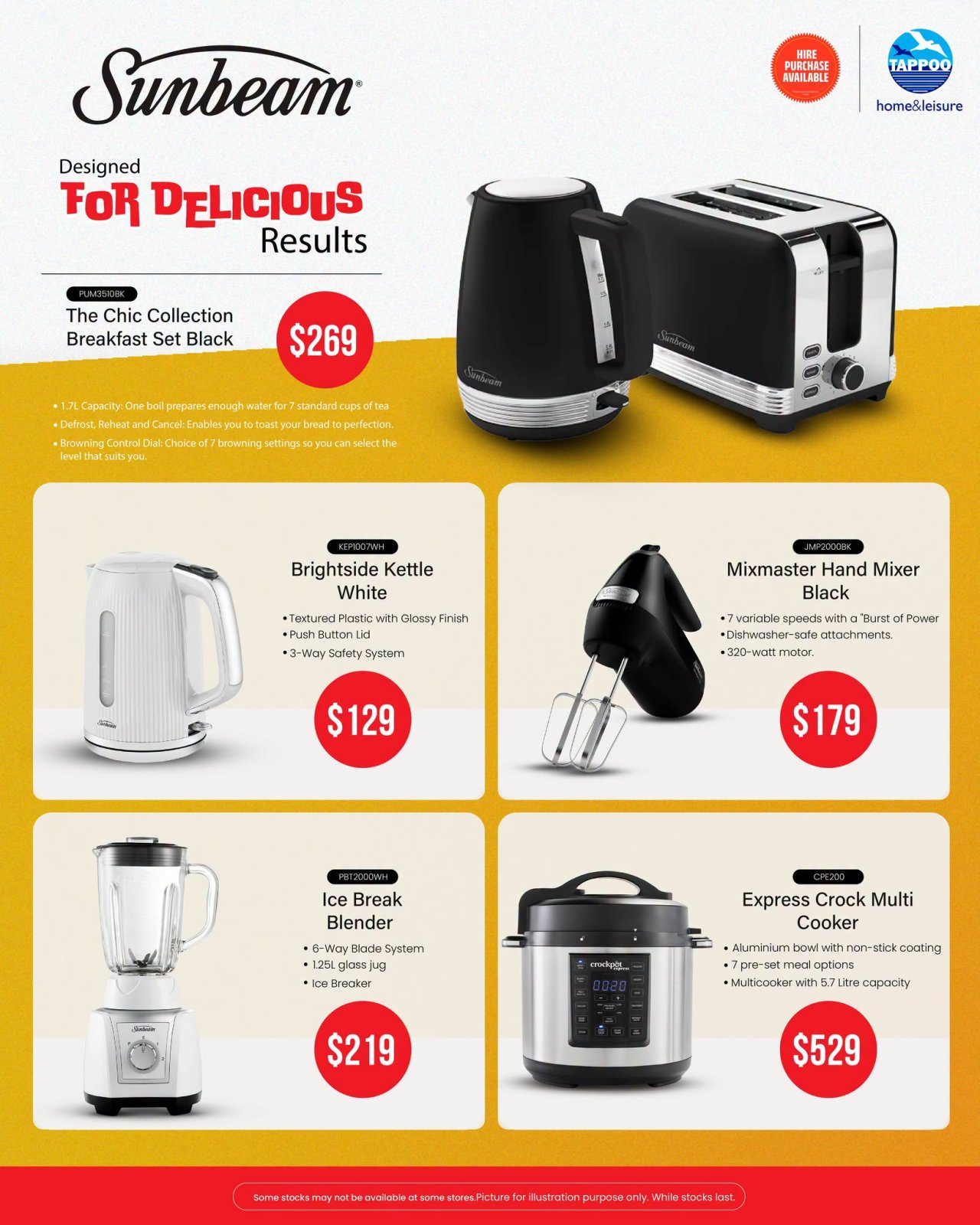 Sunbeam Kitchen Appliances Collection - Page 1