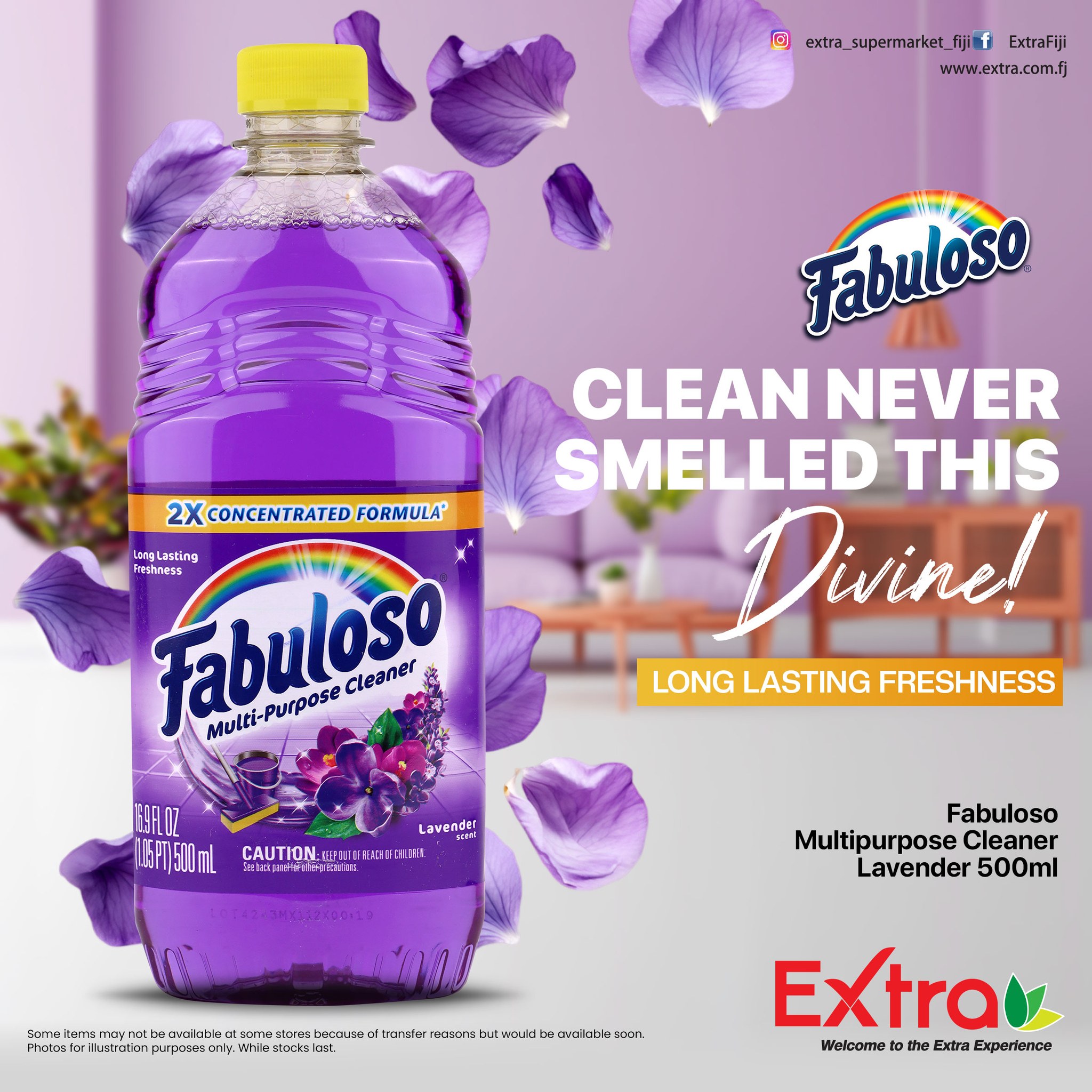 Fabuloso Multipurpose Cleaner Lavender 500ml