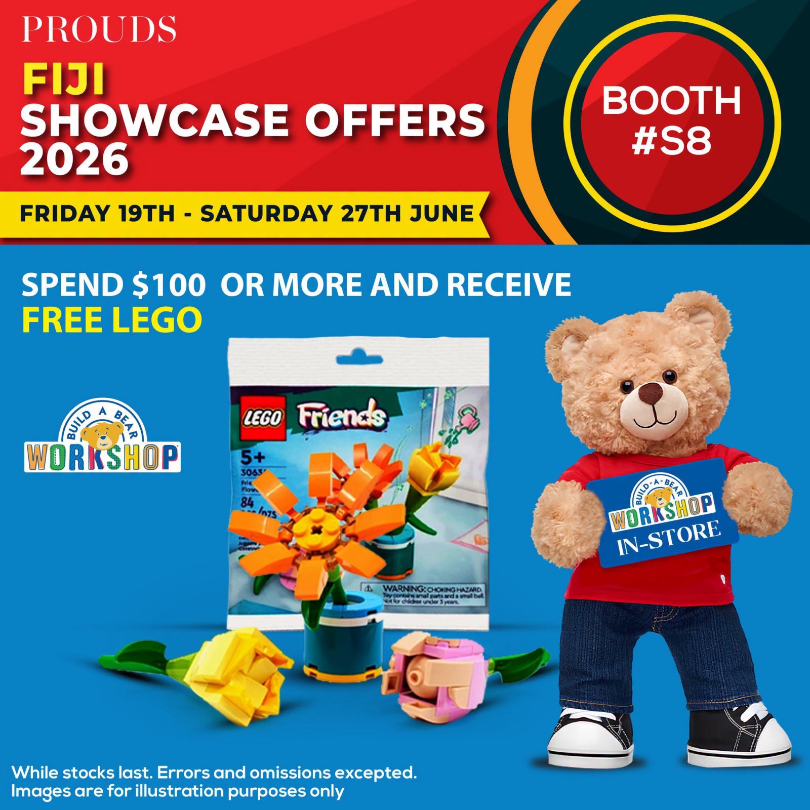 Fiji Showcase Offers 2026 – Spend $100 Get Free LEGO