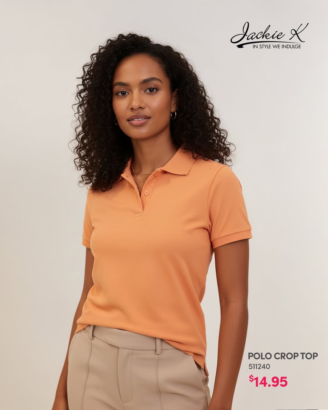 Polo Crop Top