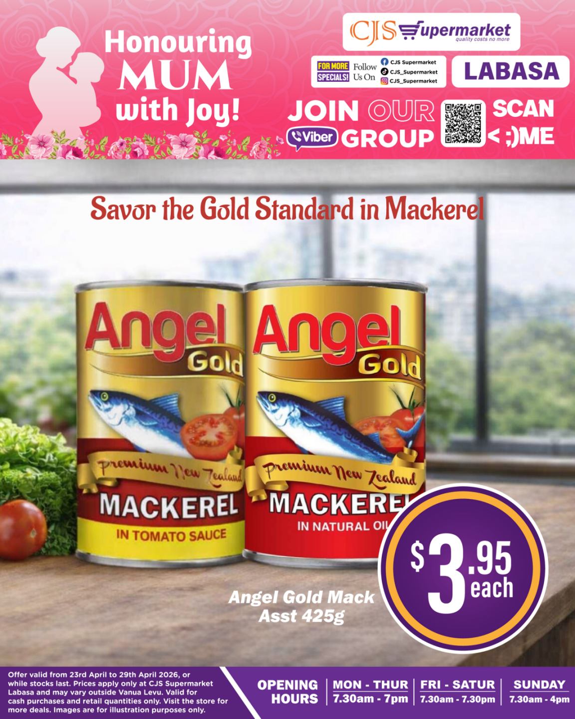 Angel Gold Mackerel 425g