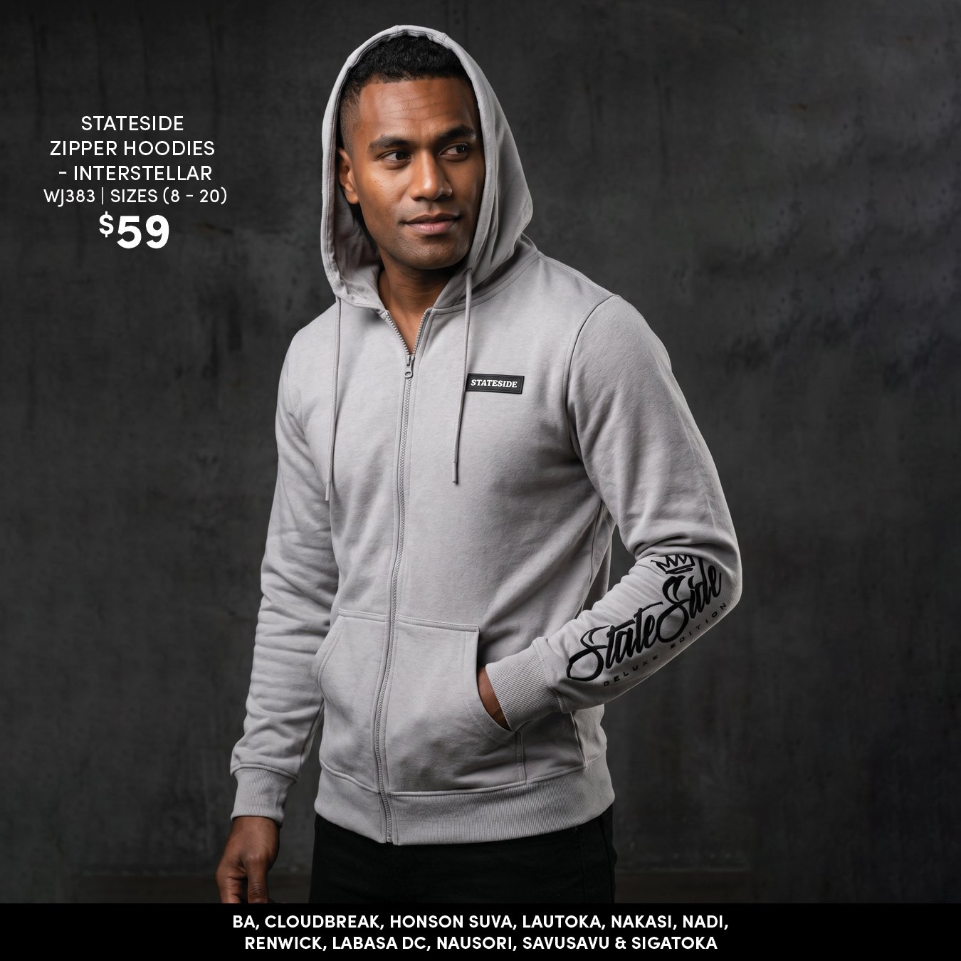 Stateside Zipper Hoodies – Interstellar