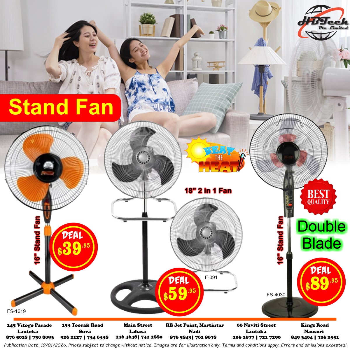 Stand Fans - Beat the Heat - Page 1