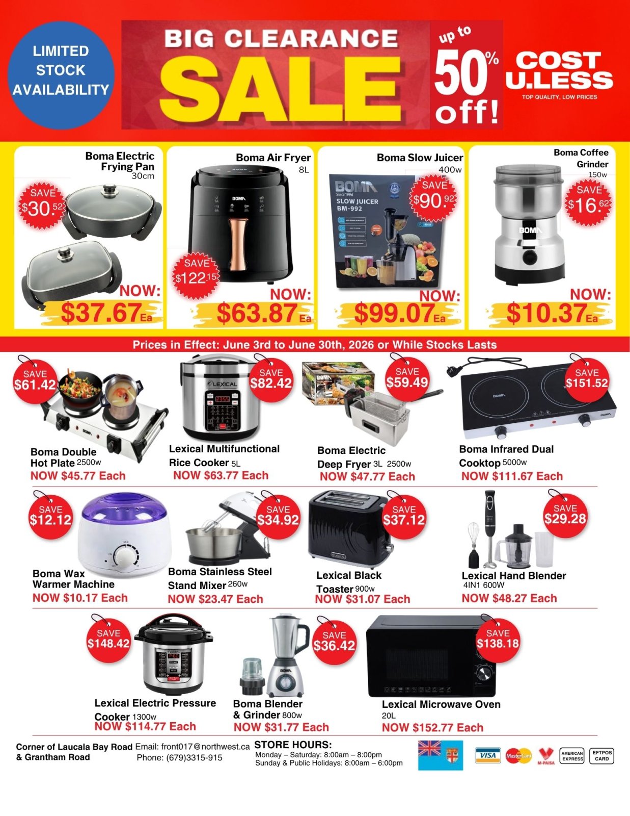 Big Clearance Sale - Up to 50% Off Kitchen Appliances