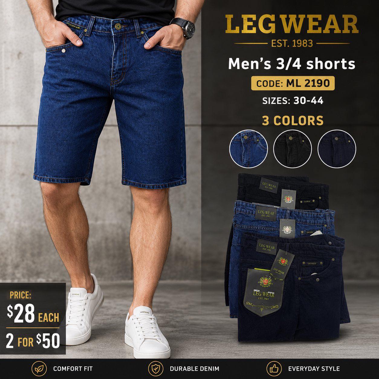 Men's 3/4 Shorts
