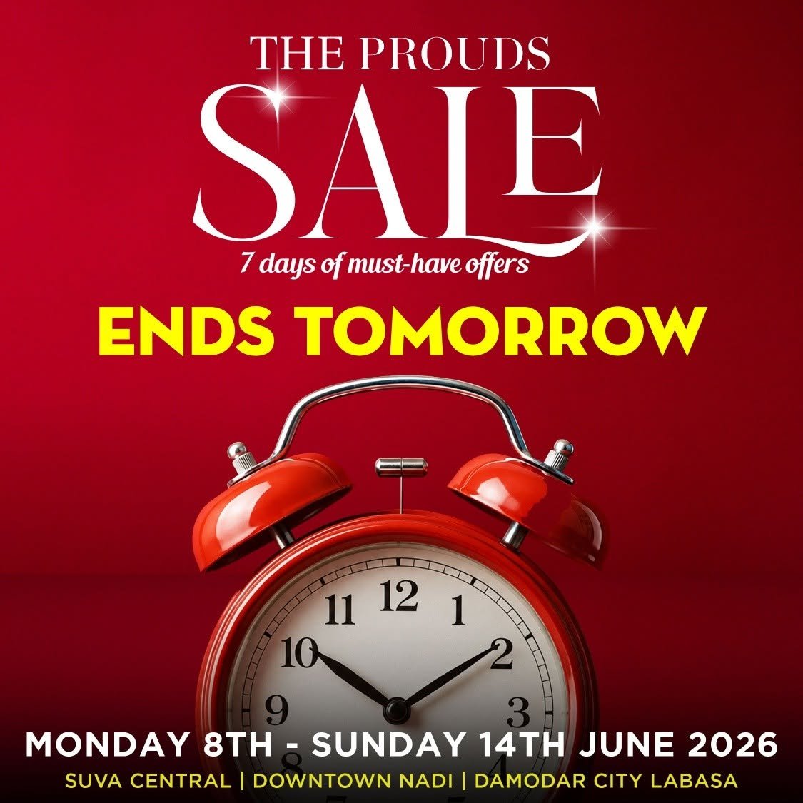 The Prouds Sale - 7 Days of Must-Have Offers