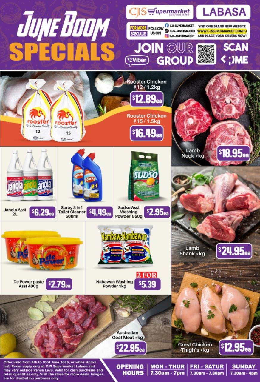 June Boom Specials