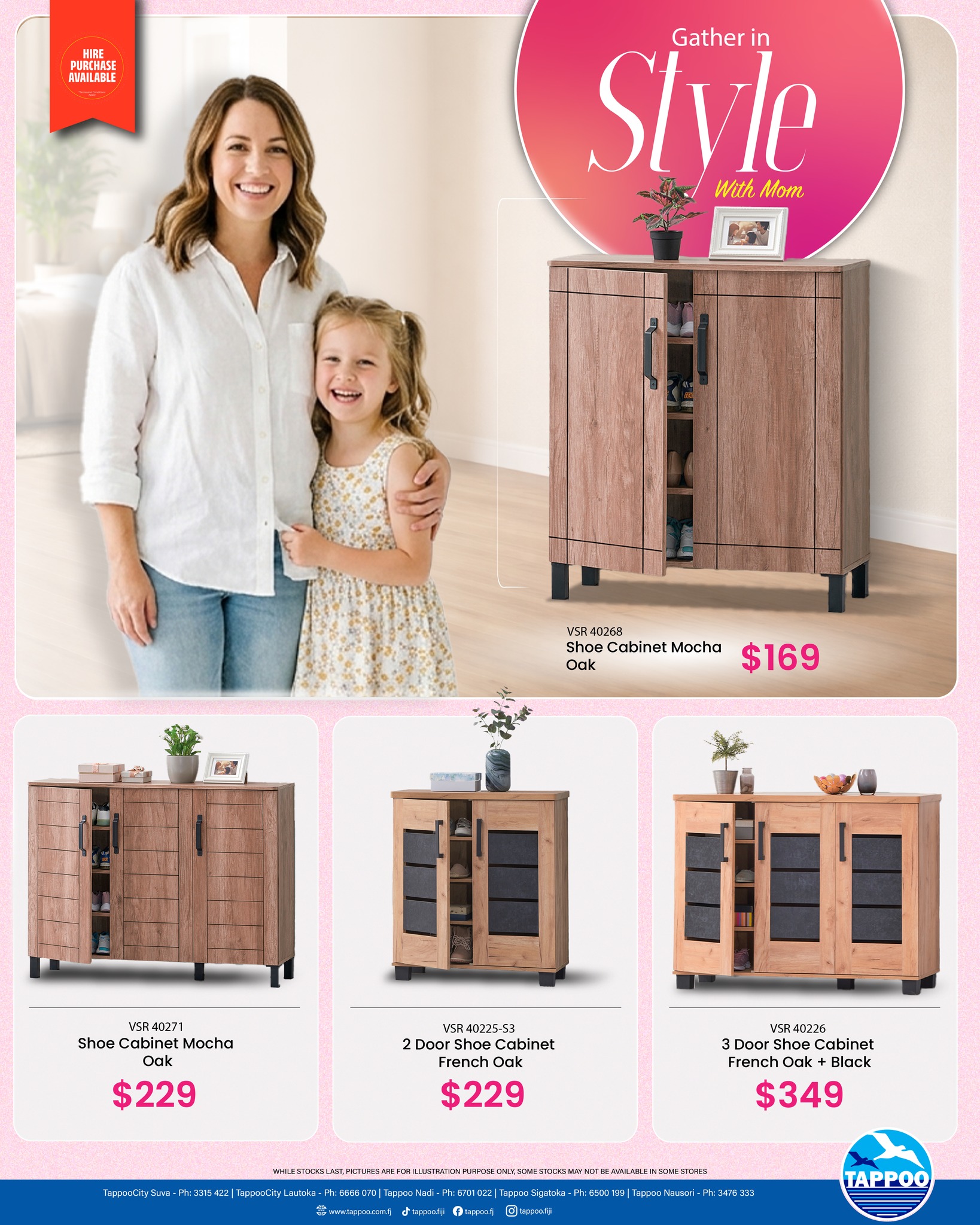 Shoe Cabinets - Gather in Style with Mom - Page 1