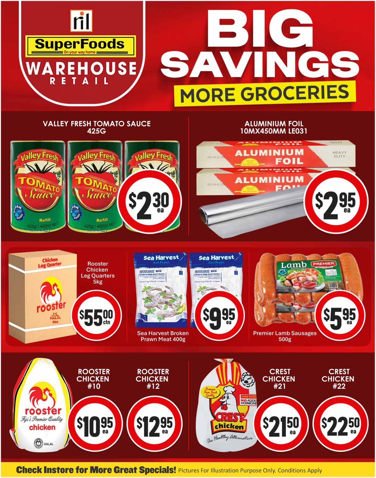 Big Savings - More Groceries - Page 1