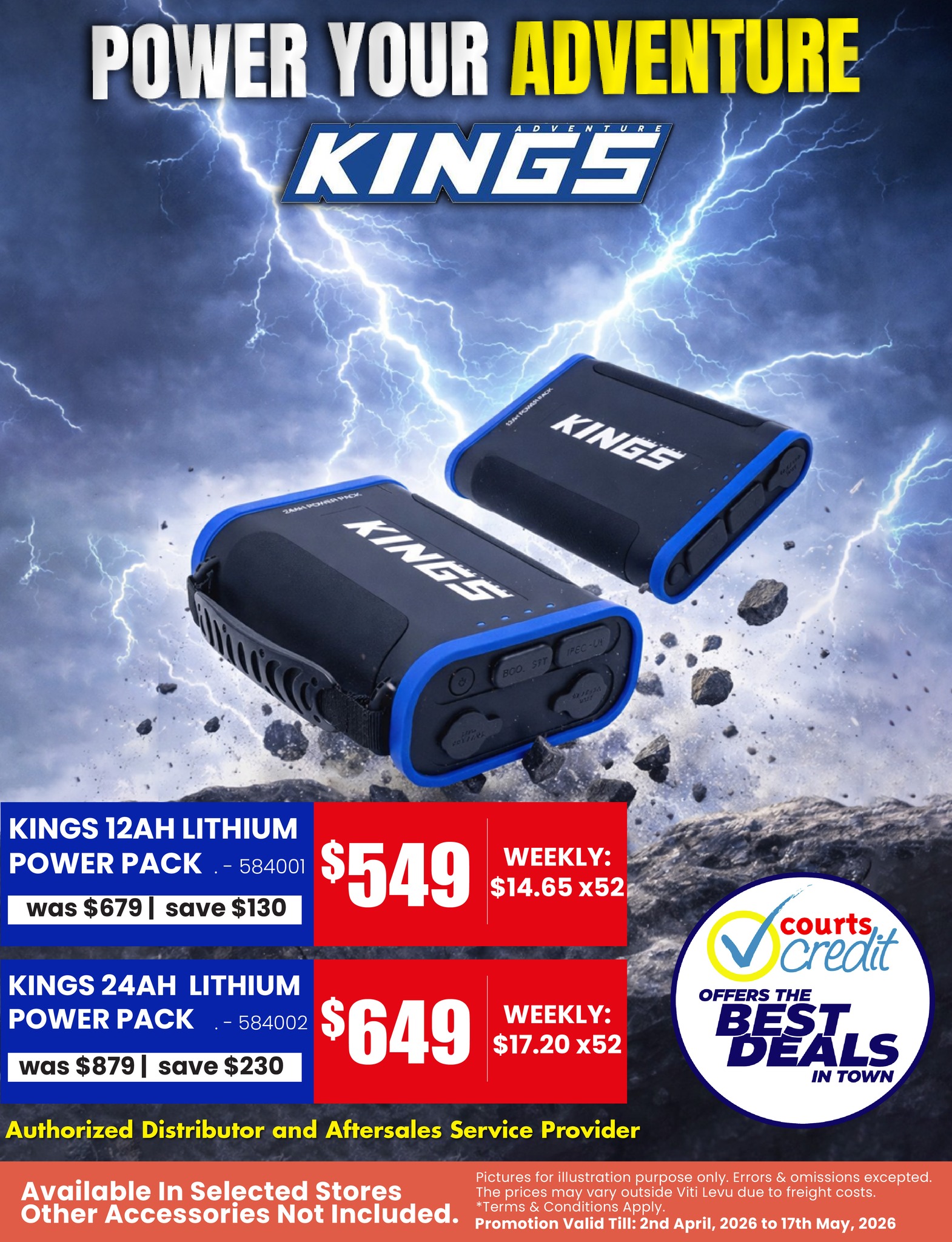 KINGS Lithium Power Packs - Page 1