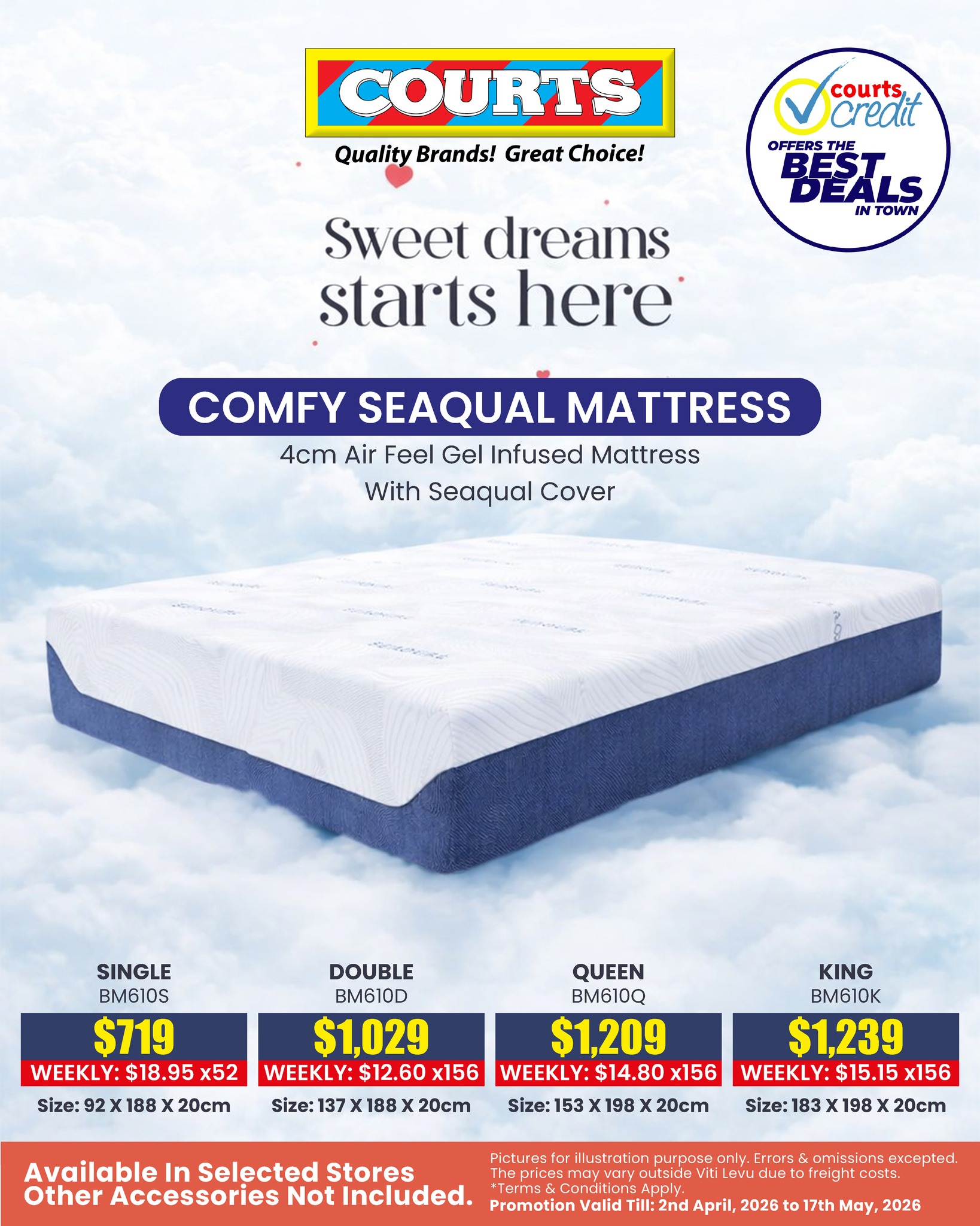Comfy Seaqual Mattress - Page 1