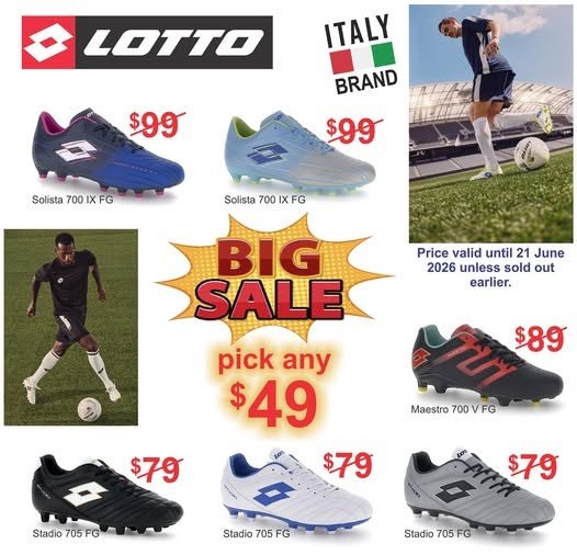 Lotto Football Boots Big Sale - Page 1