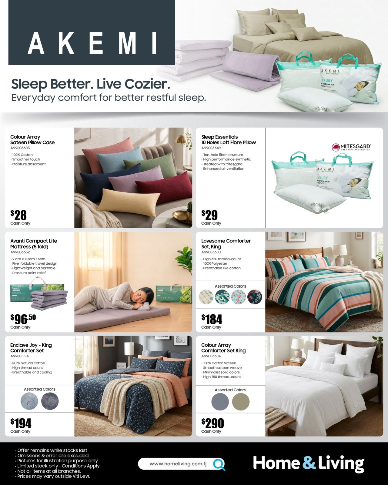 AKEMI Sleep Better, Live Cozier