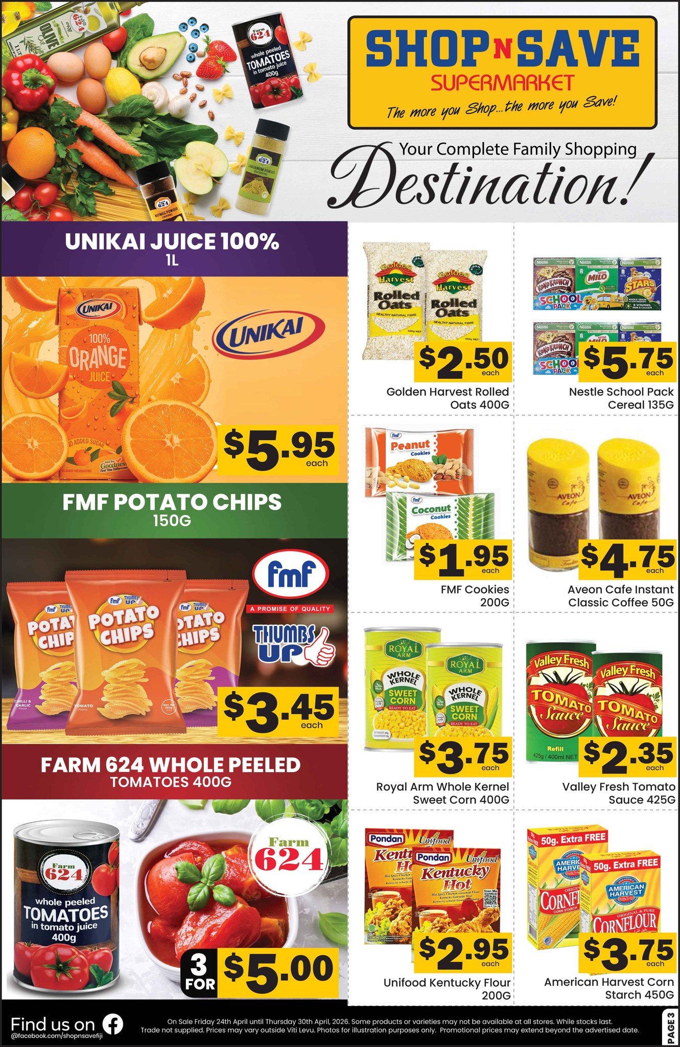 Shop N Save Supermarket Weekly Specials - Page 1