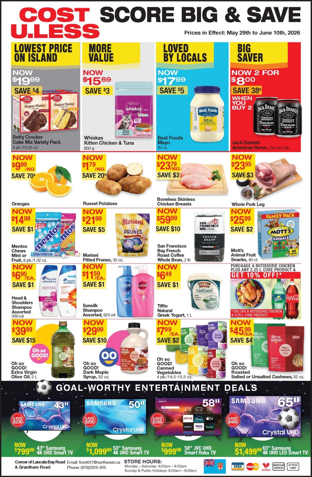 Score Big & Save – Multi-Product Weekly Specials