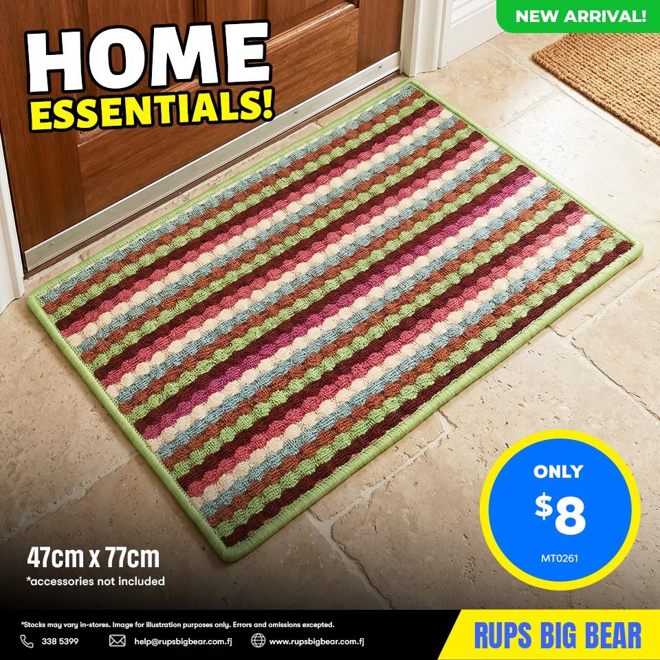 Striped Home Entry Mat