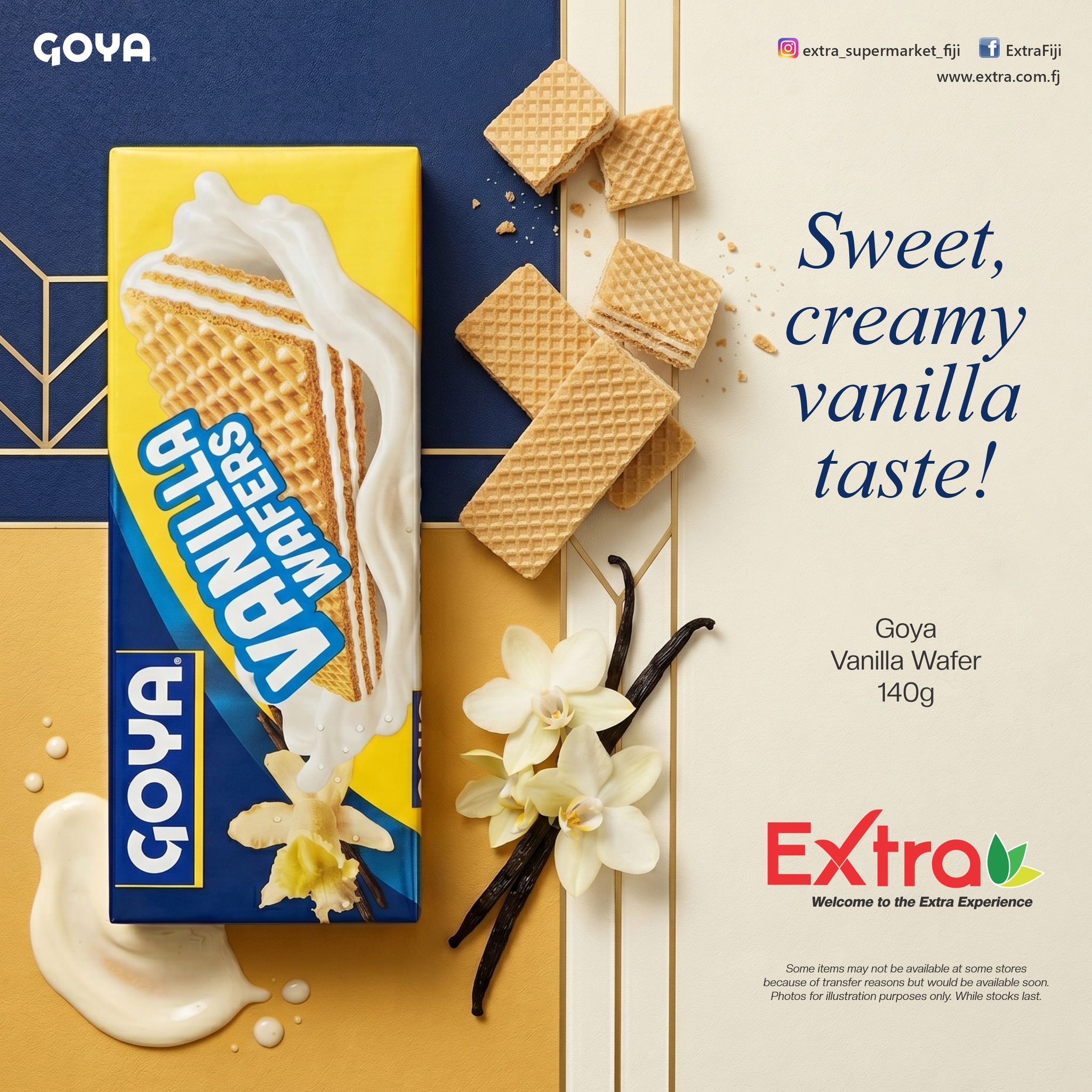 Goya Vanilla Wafer 140g - $7.45