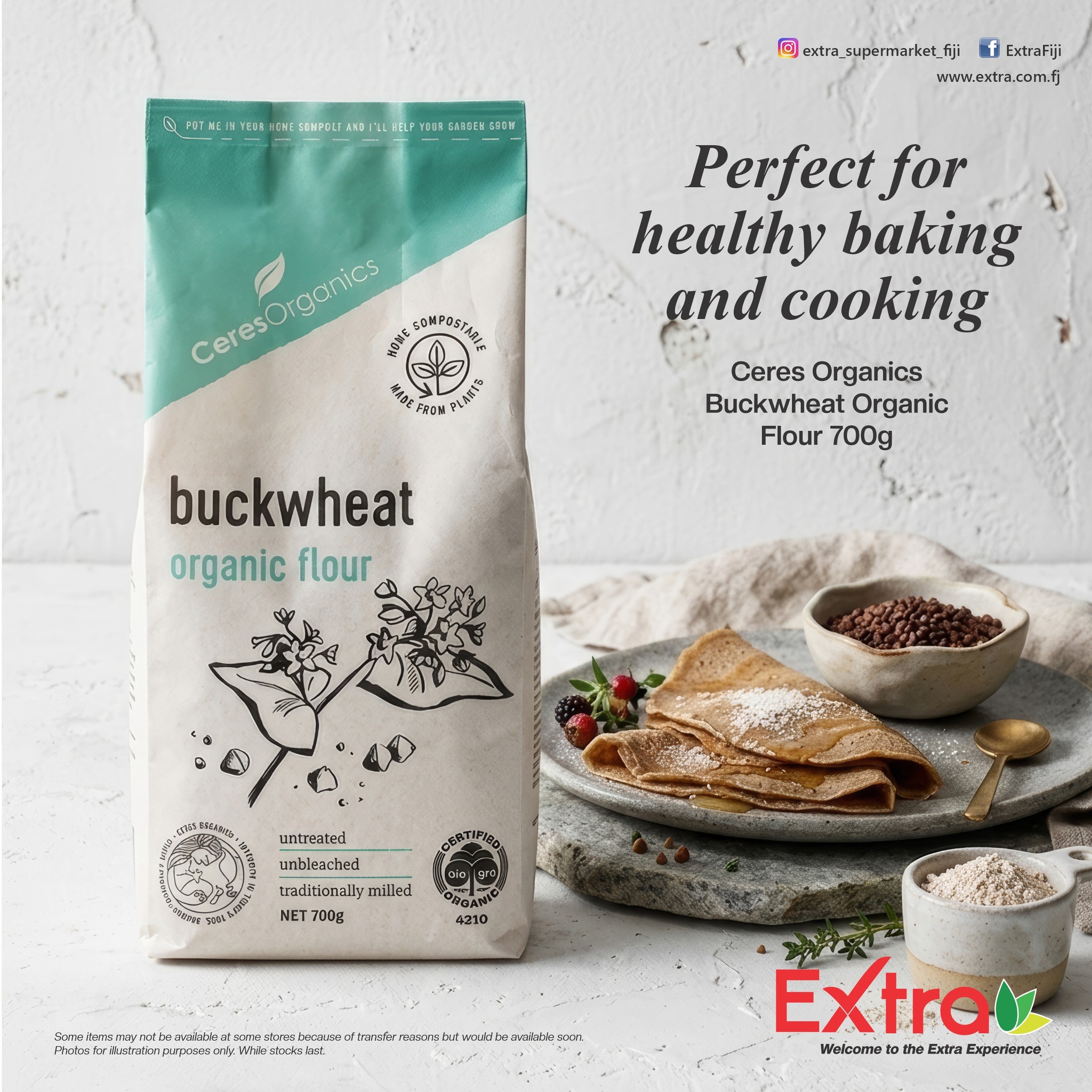 Ceres Organics Buckwheat Organic Flour 700g - $13.65each
