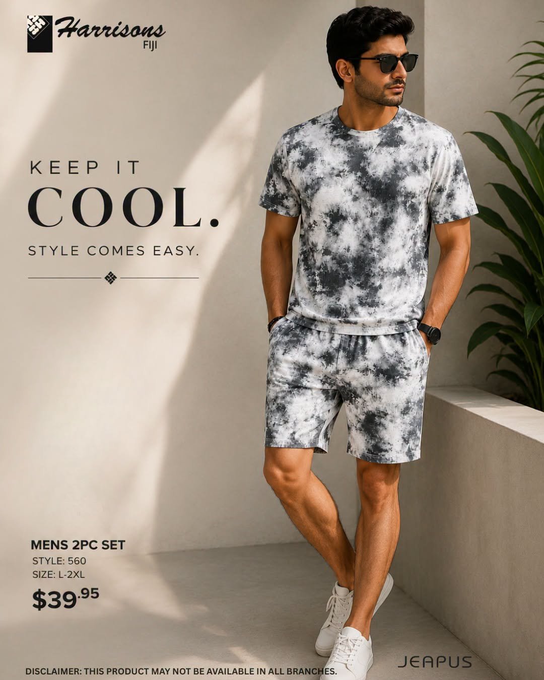 Men's 2PC Tie-Dye Set