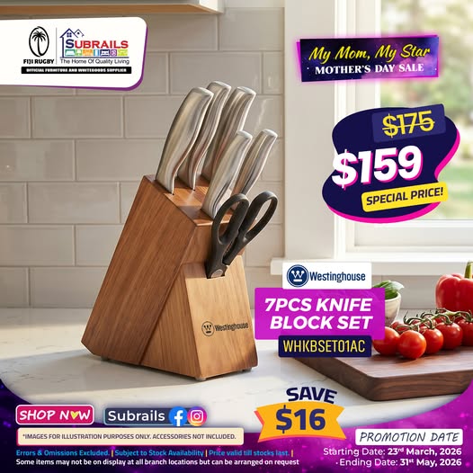 Westinghouse 7PCS Knife Block Set