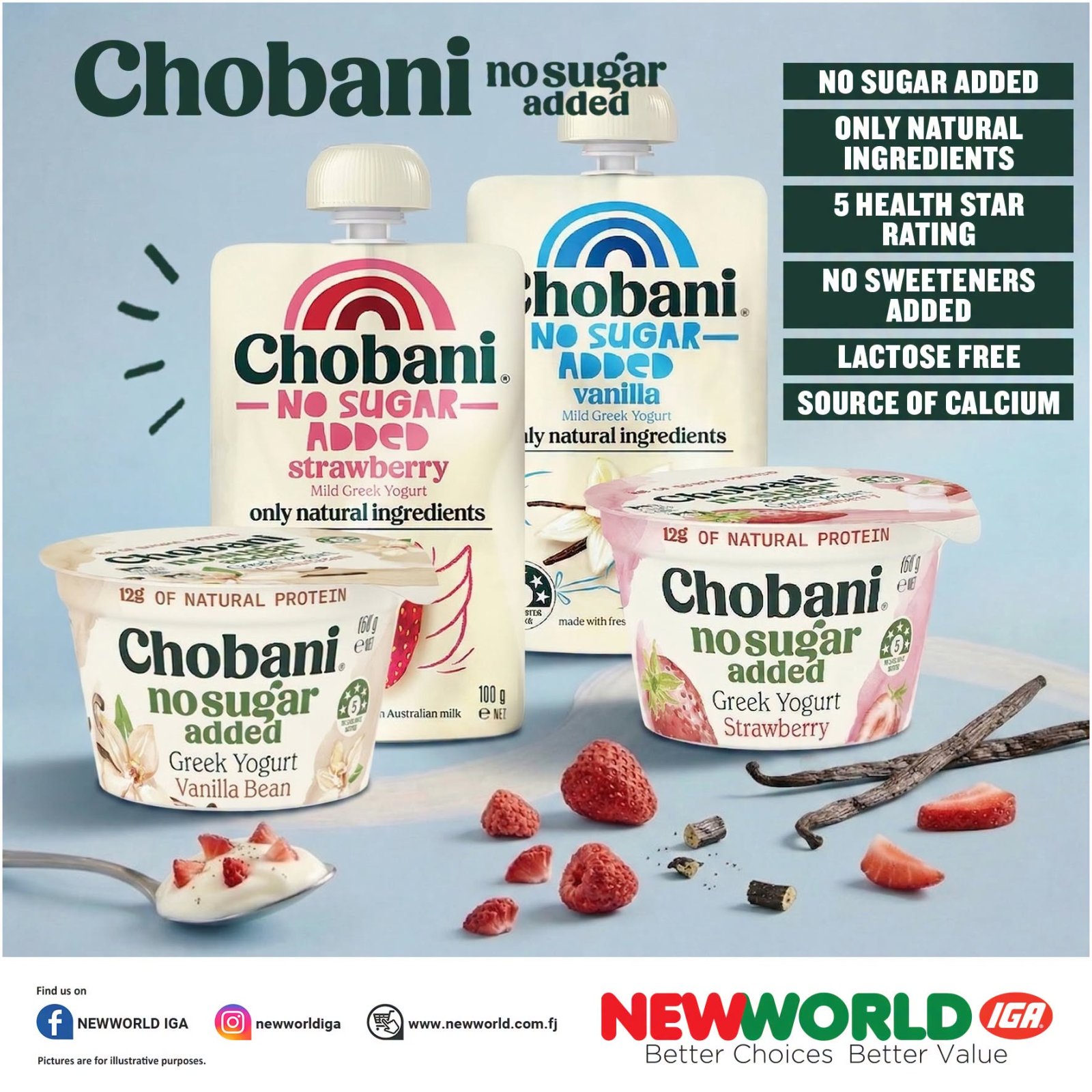 Chobani No Sugar Added Greek Yogurt - Page 1