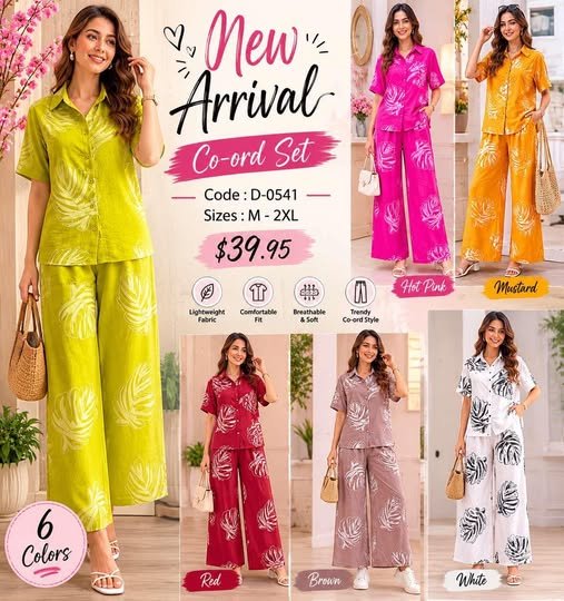New Arrival Co-ord Set