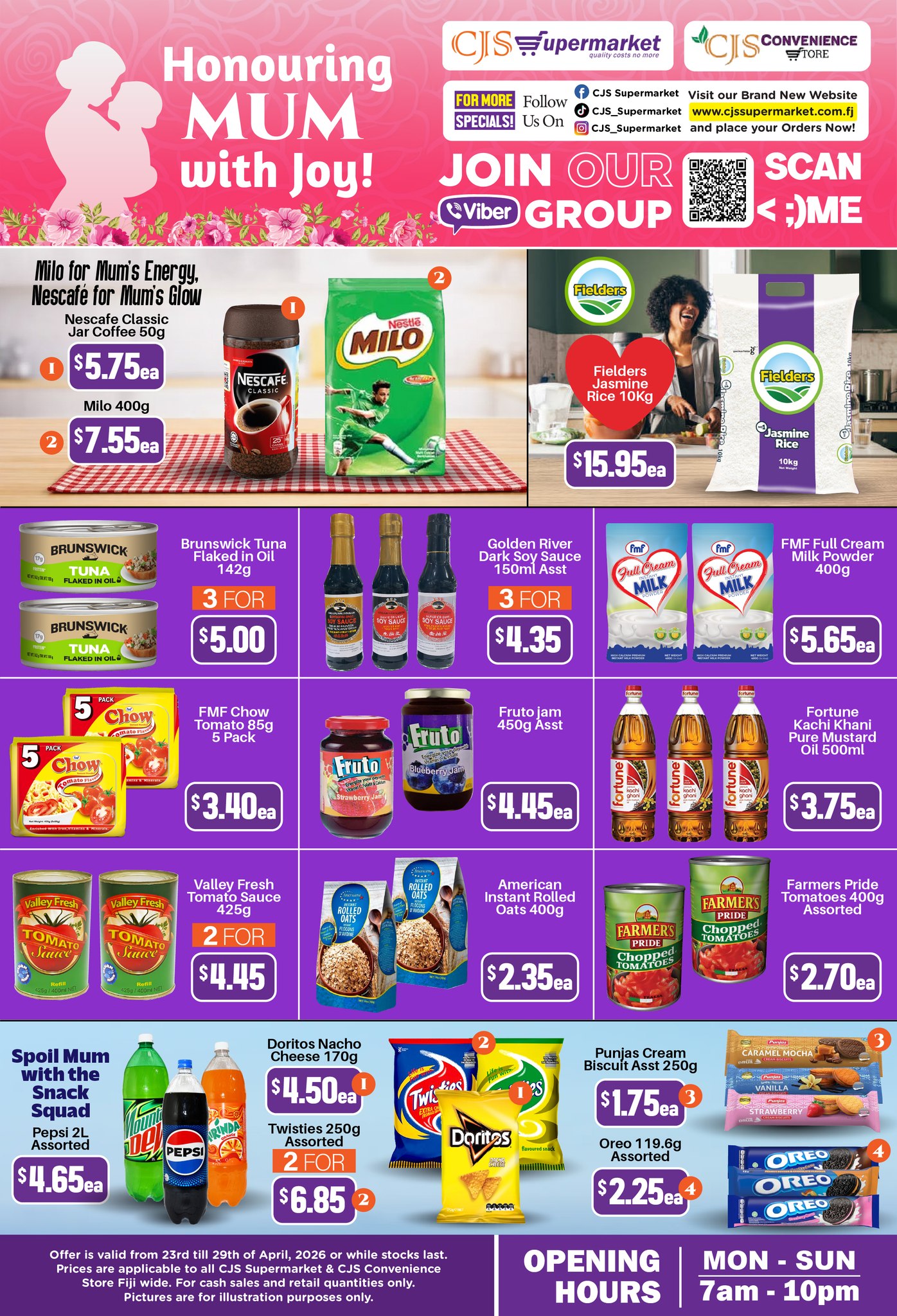 Honouring Mum with Joy - Mother's Day Specials - Page 1