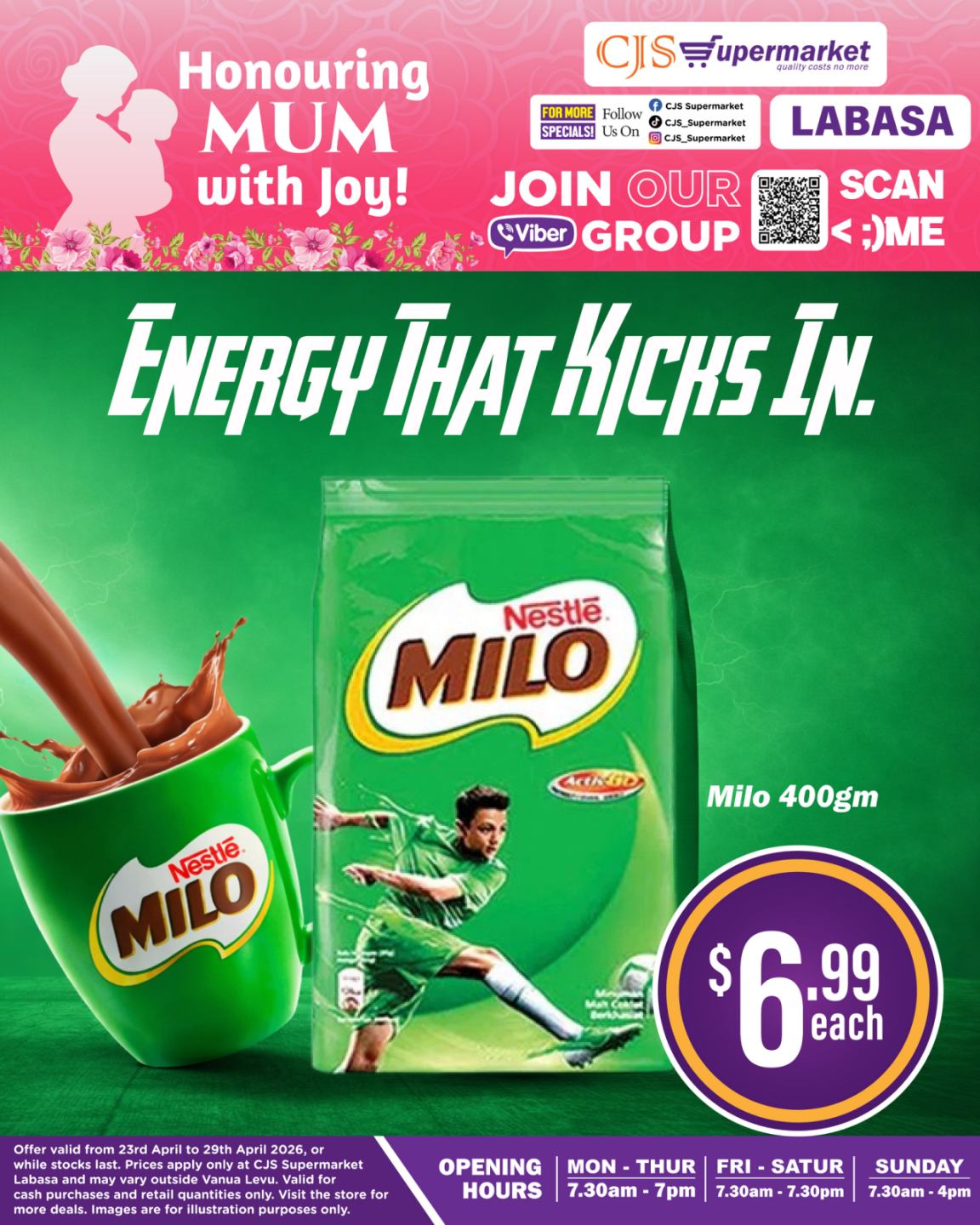 Milo 400gm