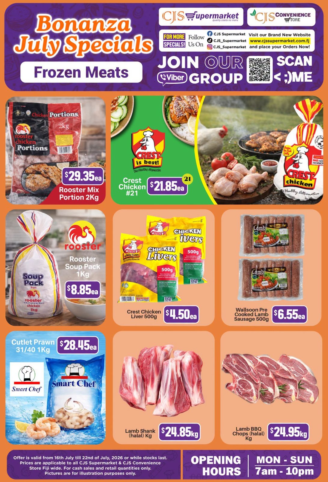 Bonanza July Specials - Frozen Meats - Page 1