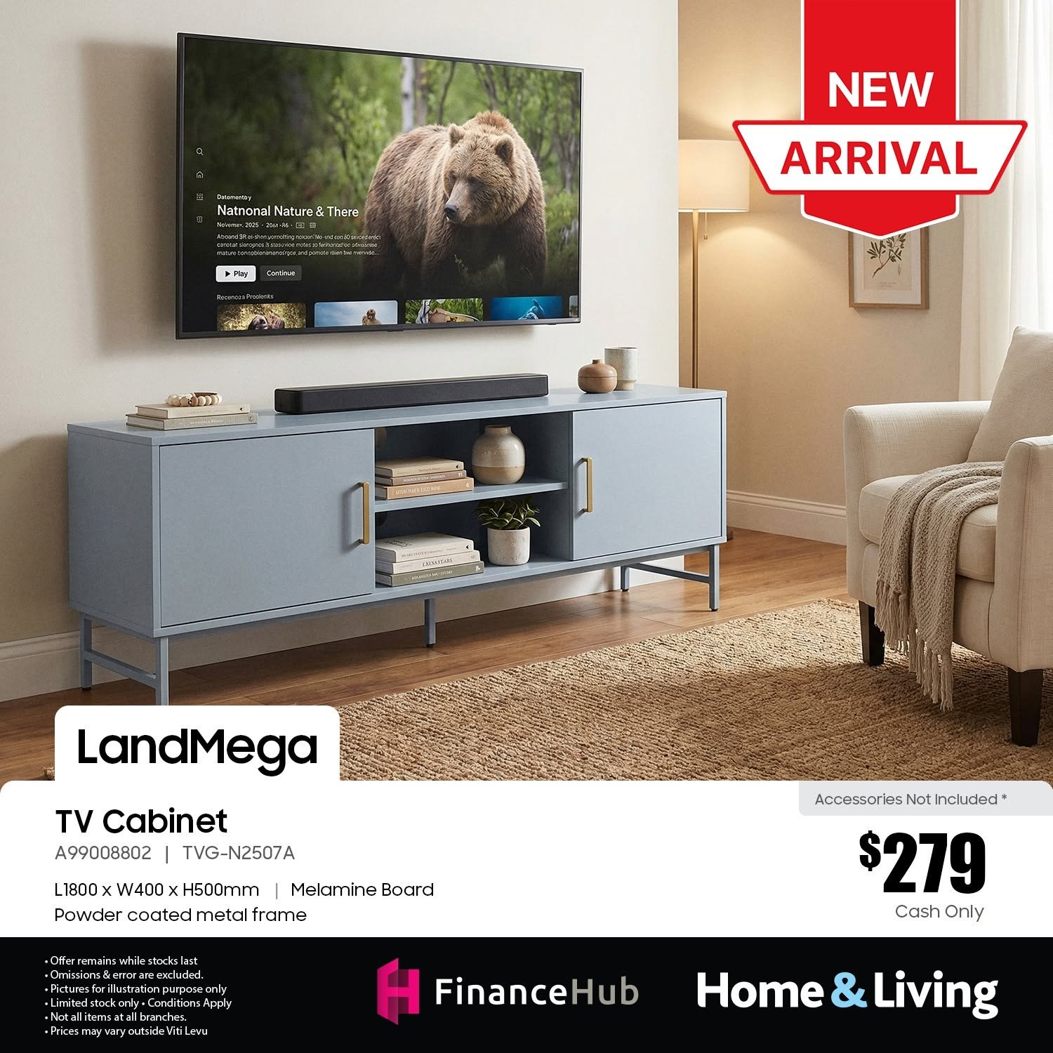 LandMega TV Cabinet