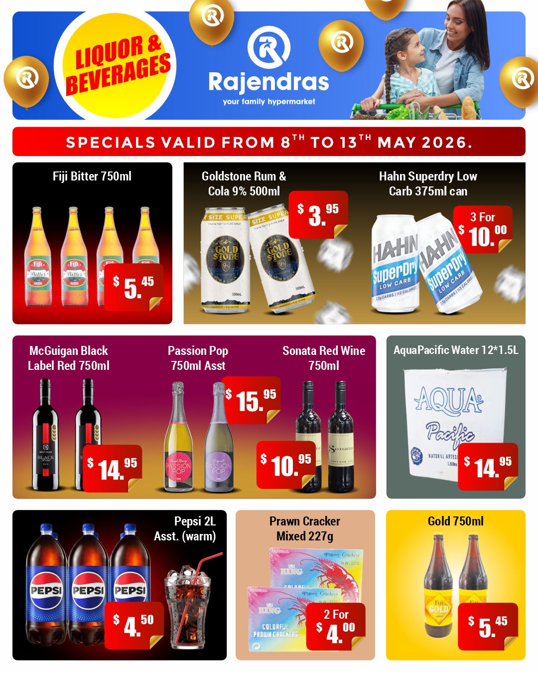 Rajendras Liquor & Beverages Weekly Specials - Page 1