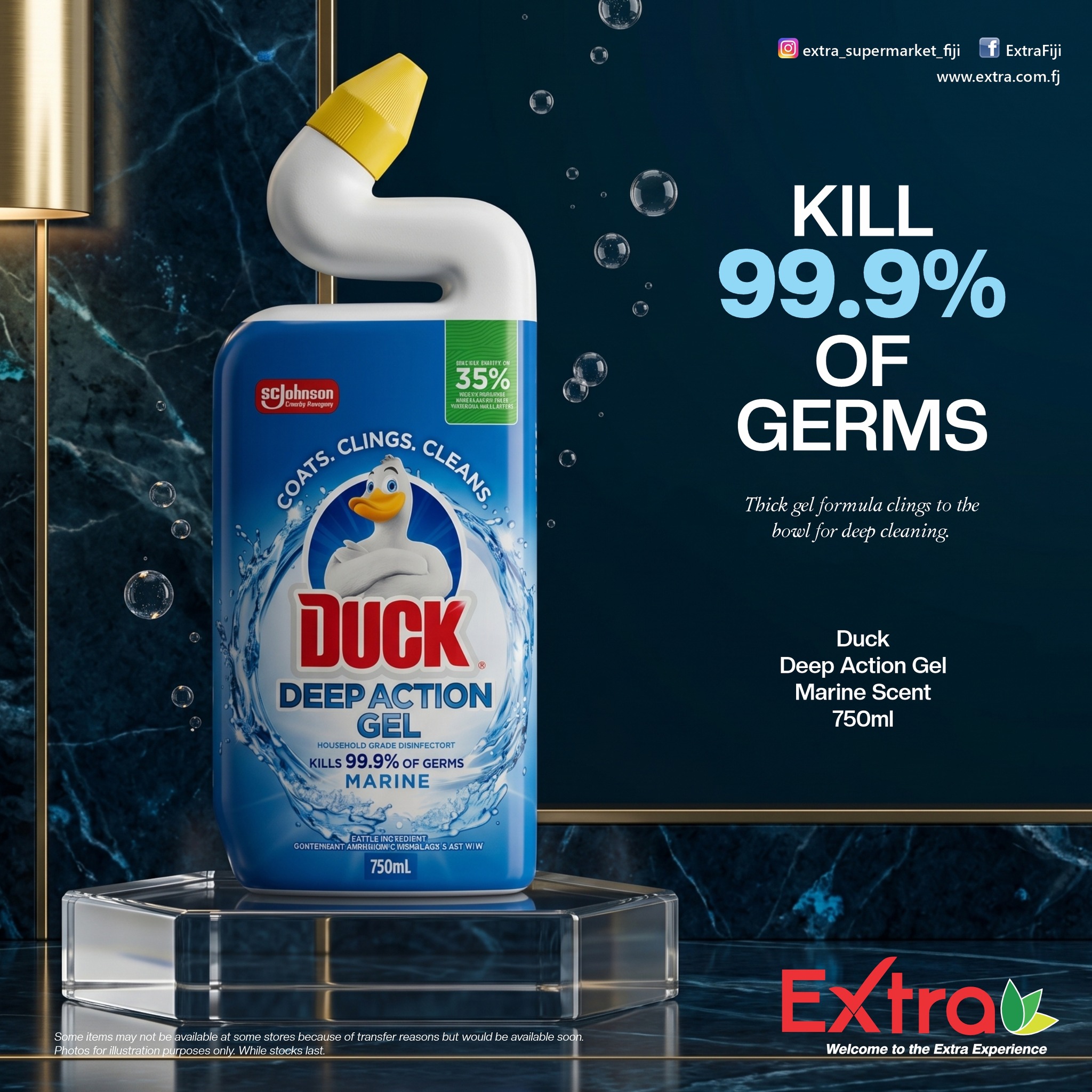 Duck Deep Marine Action Gel 750ml - $9.95each