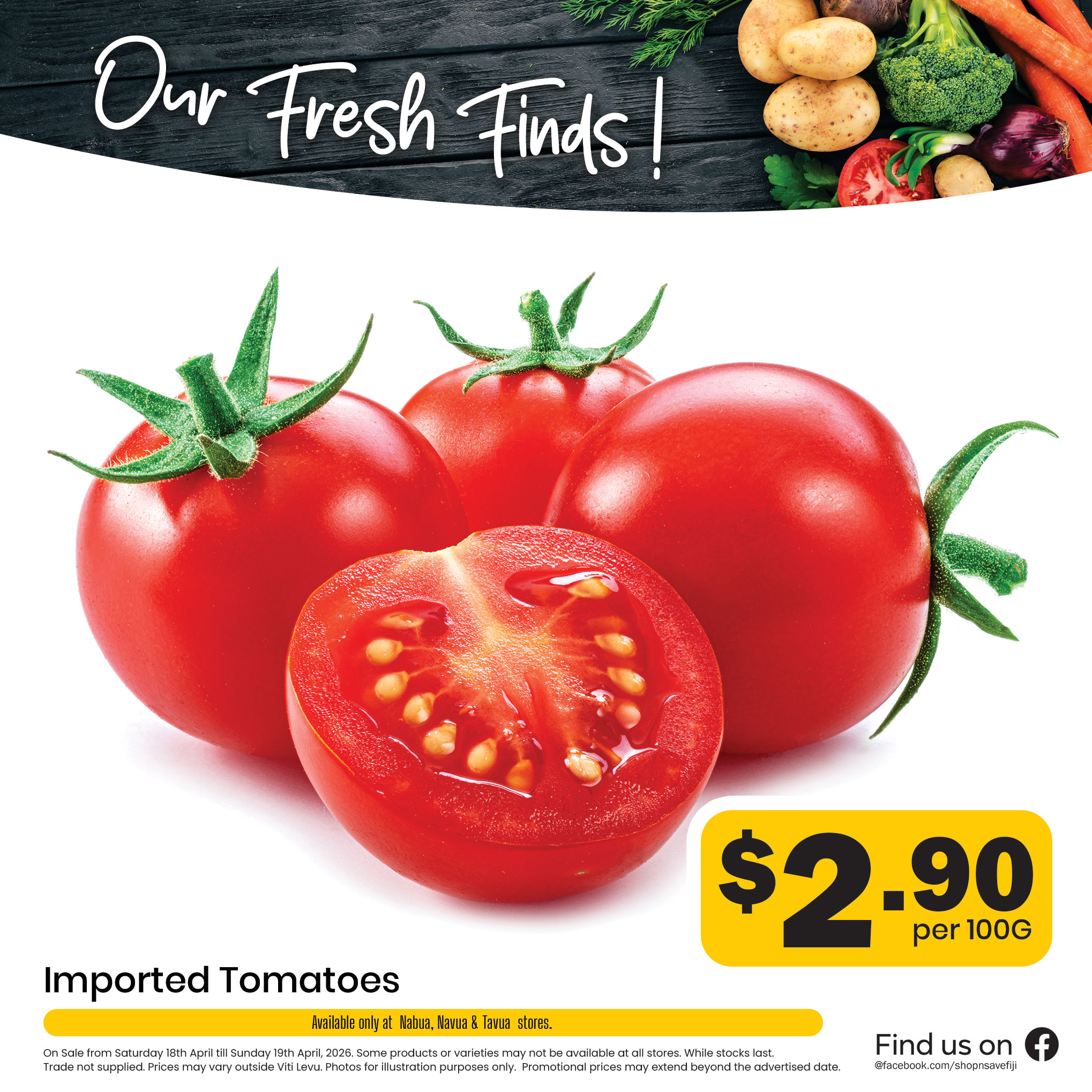 Imported Tomatoes - $2.90