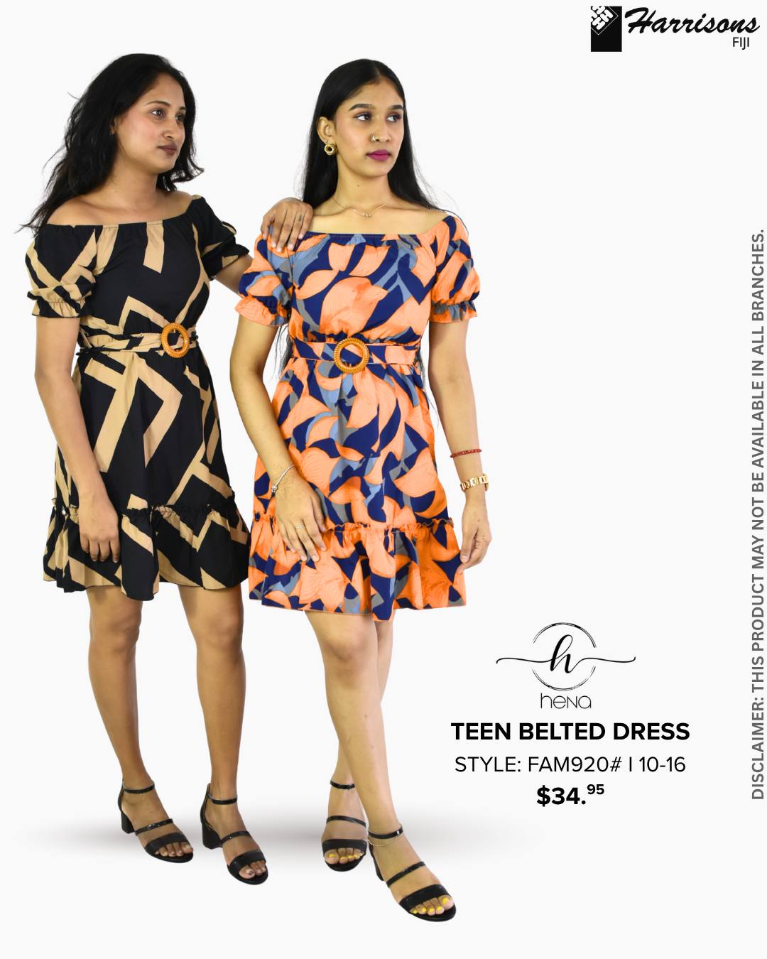 Henna Belted Dress : $34.95