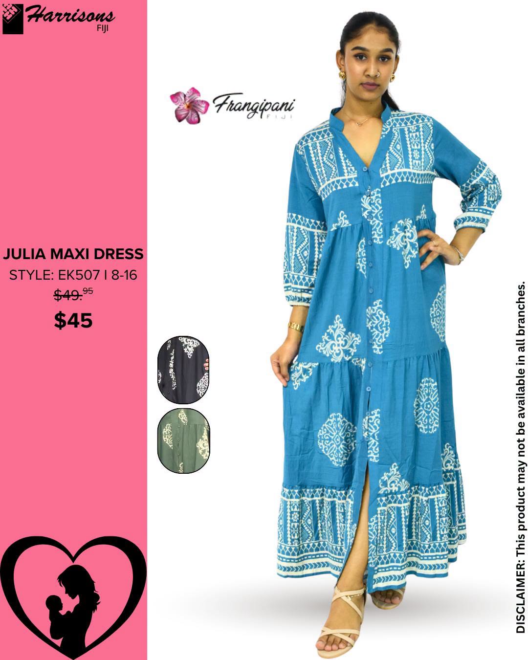 Julia Maxi Dress now @ - $45