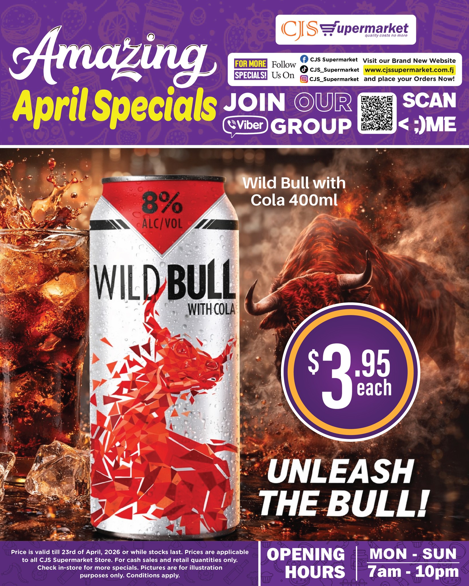Wild bull with cola - 8% 440ml